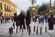 Plantón por el femicidio de Maribel Castillo. Foto: @tomvillota