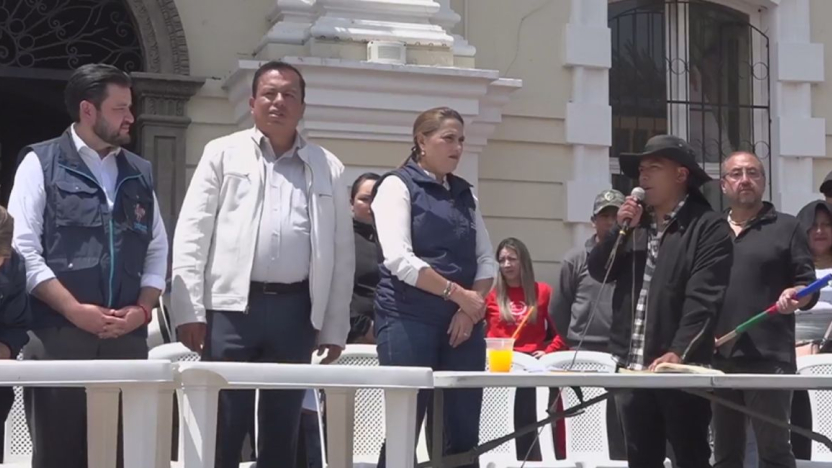 La organización indígena de Azuay mantiene el paro y la Universidad Central se ofrece como centro de mediación