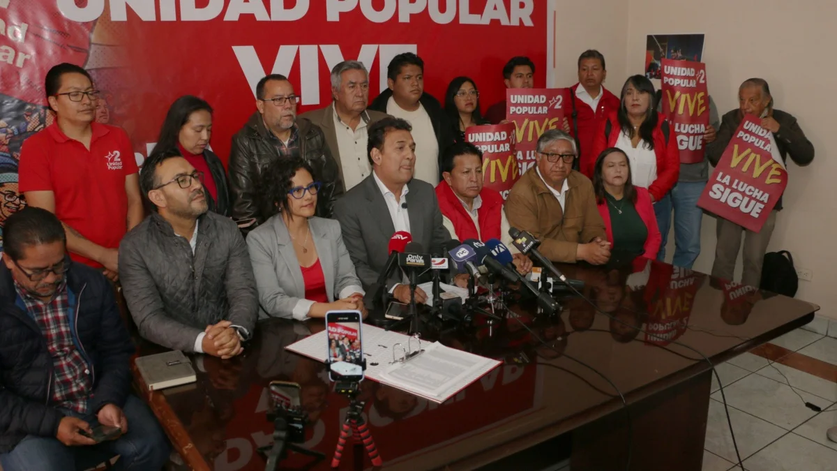 Unidad Popular califica de fraude su cancelación y asegura que presentarán medidas ante organismos internacionales